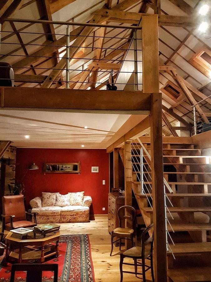 Chambres D'Hotes Le Bouleau Goutrens Exterior foto